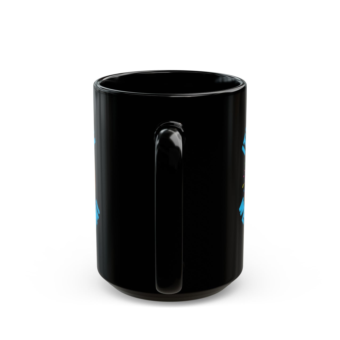 LEO We Love Donuts Black Mug (11oz, 15oz)