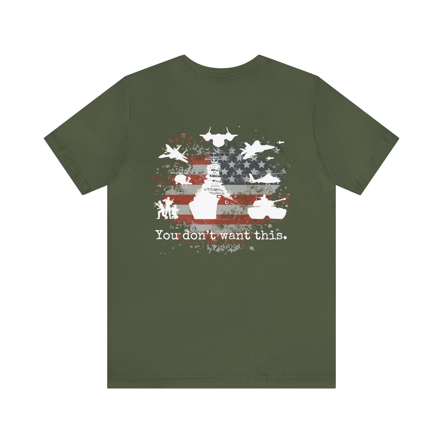 American War Machine T Shirt, Patriotic Military Power T Shirt