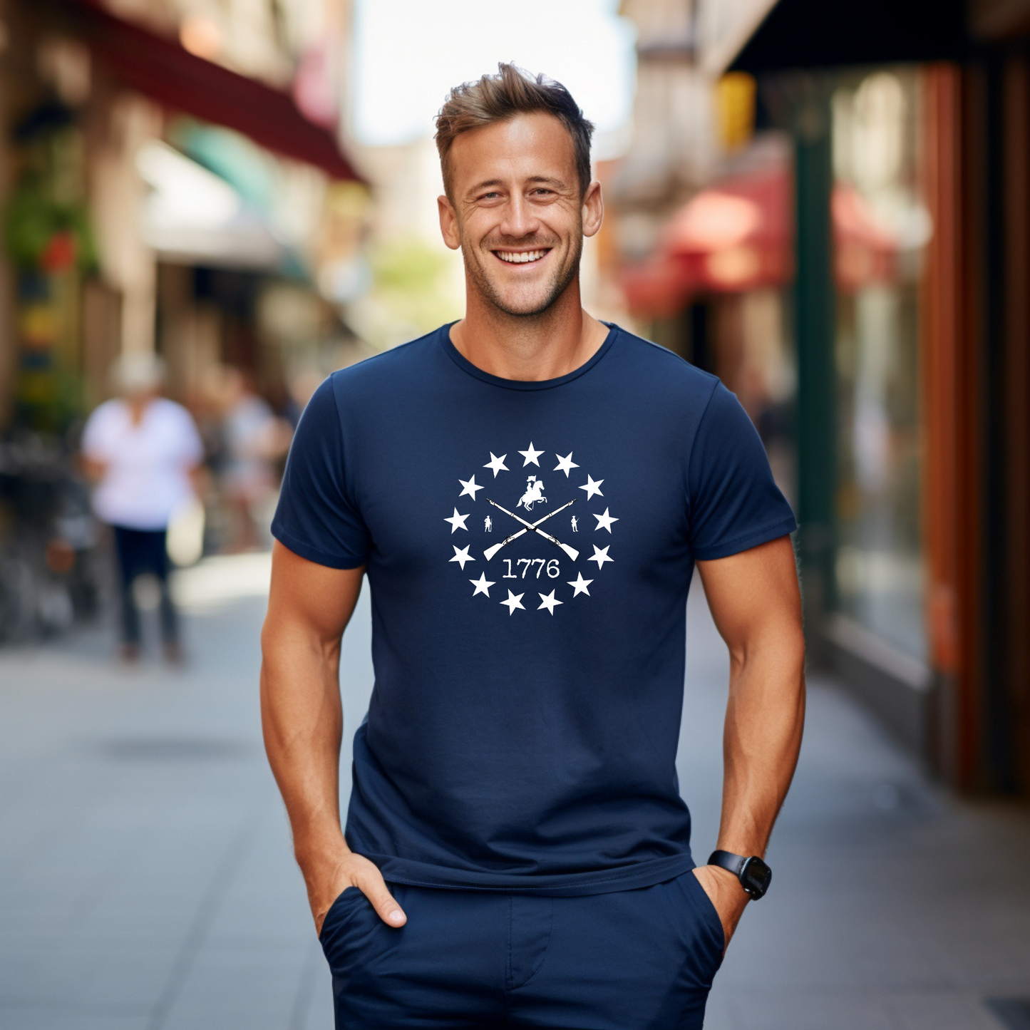 Patriotic T-Shirt, Revolutionary War T-Shirt, American Patriot Shirt, 13 Colonies Patriotic Shirt