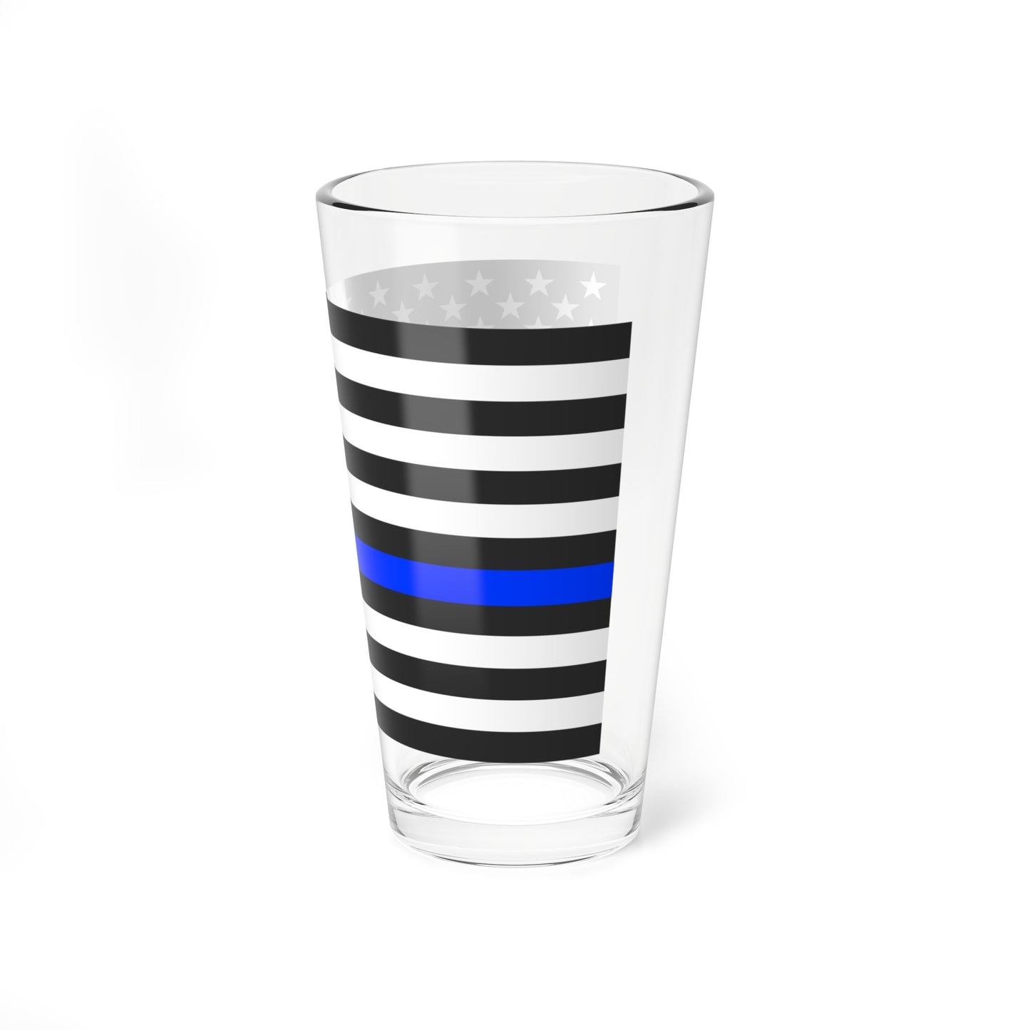 Thin Blue Line 16Oz Glass