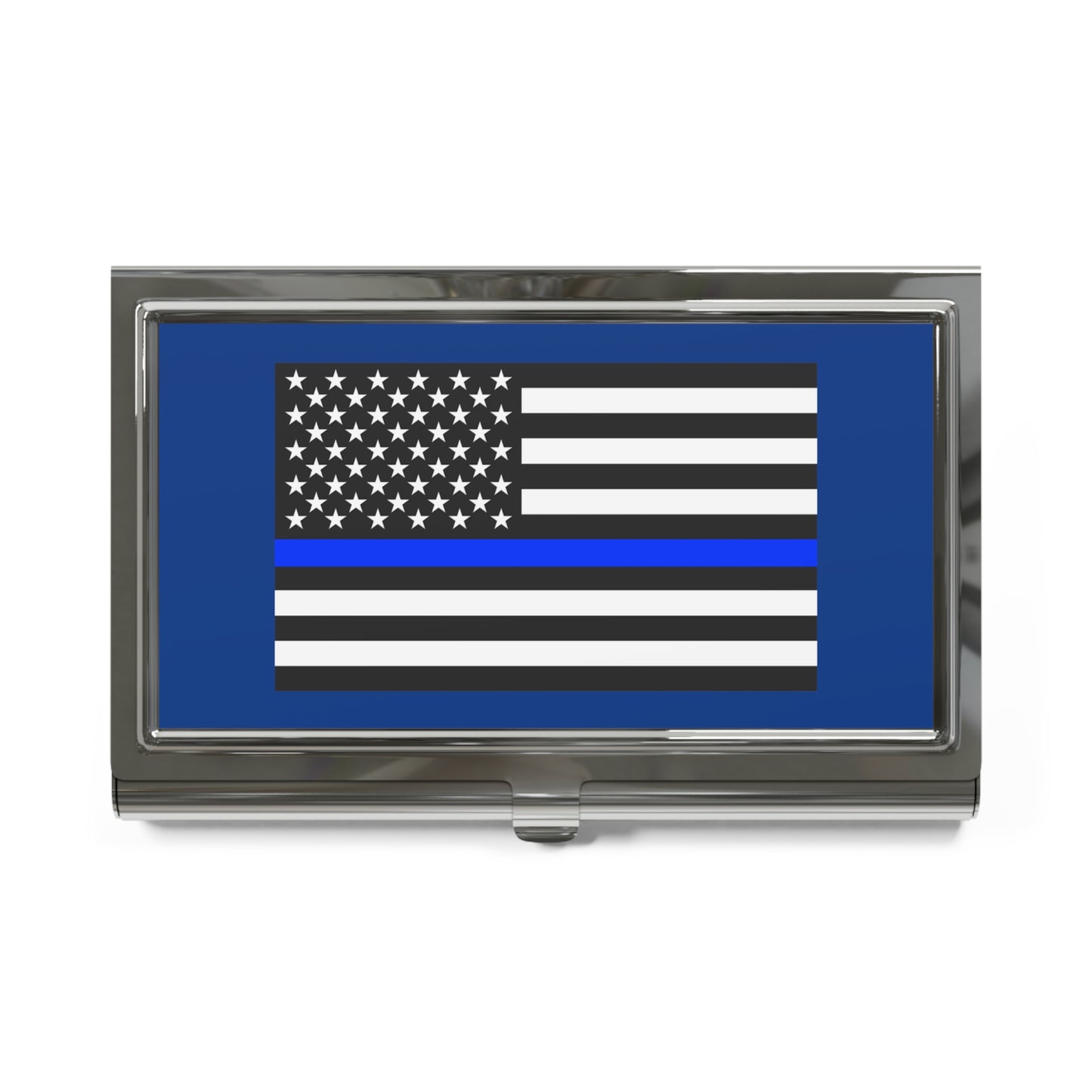 Thin Blue Line Business Card Holder