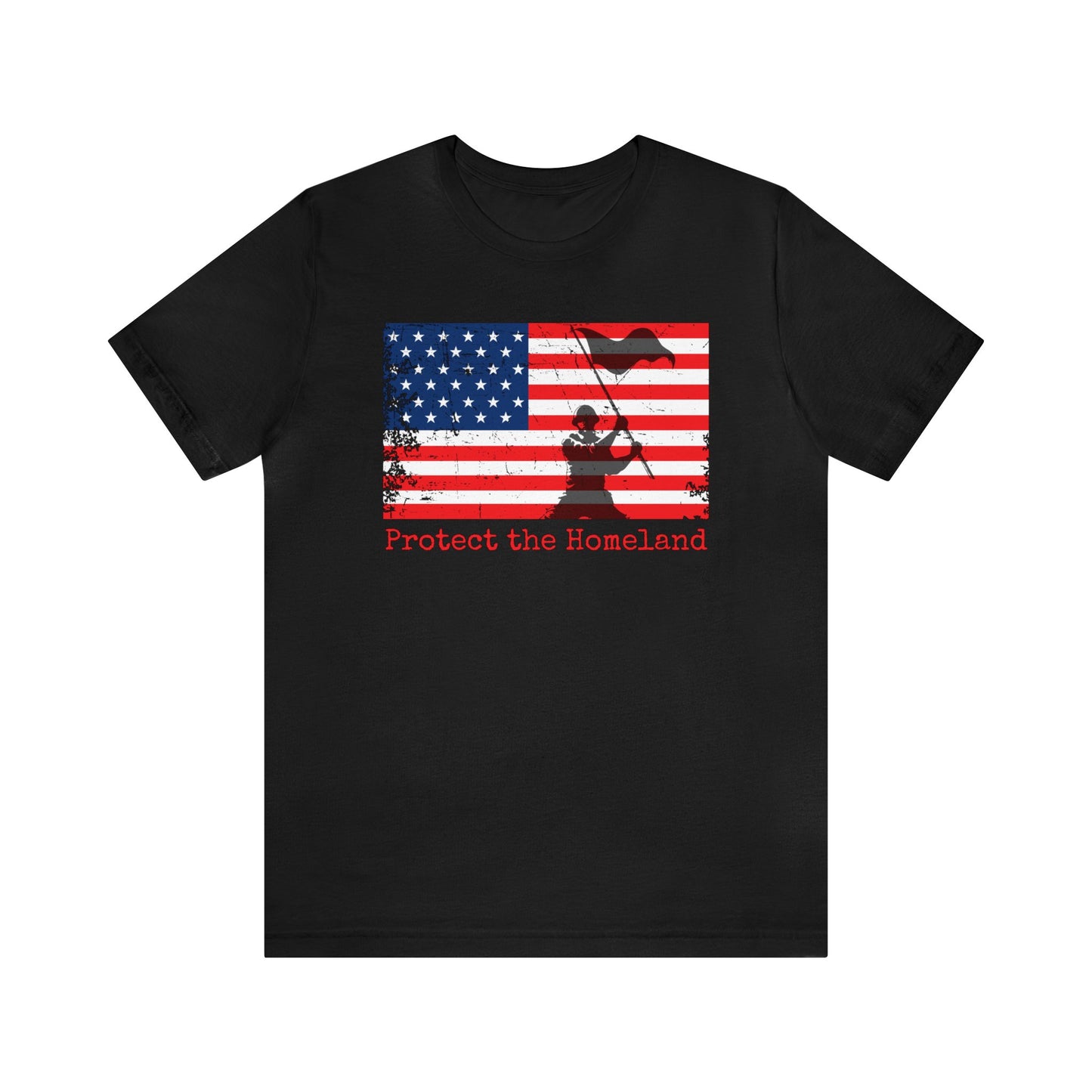 Patriotic American Flag TShirt, Protect the Homeland Tshirt, T-Shirt