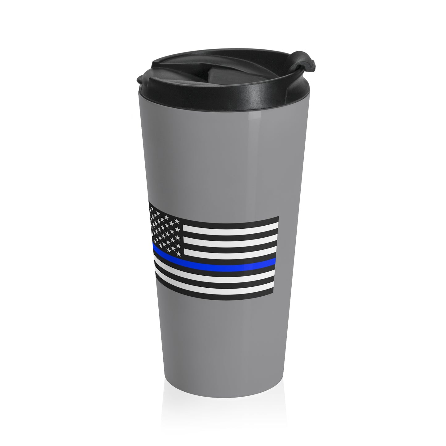 Thin Blue Line Stainless Steel Travel Mug