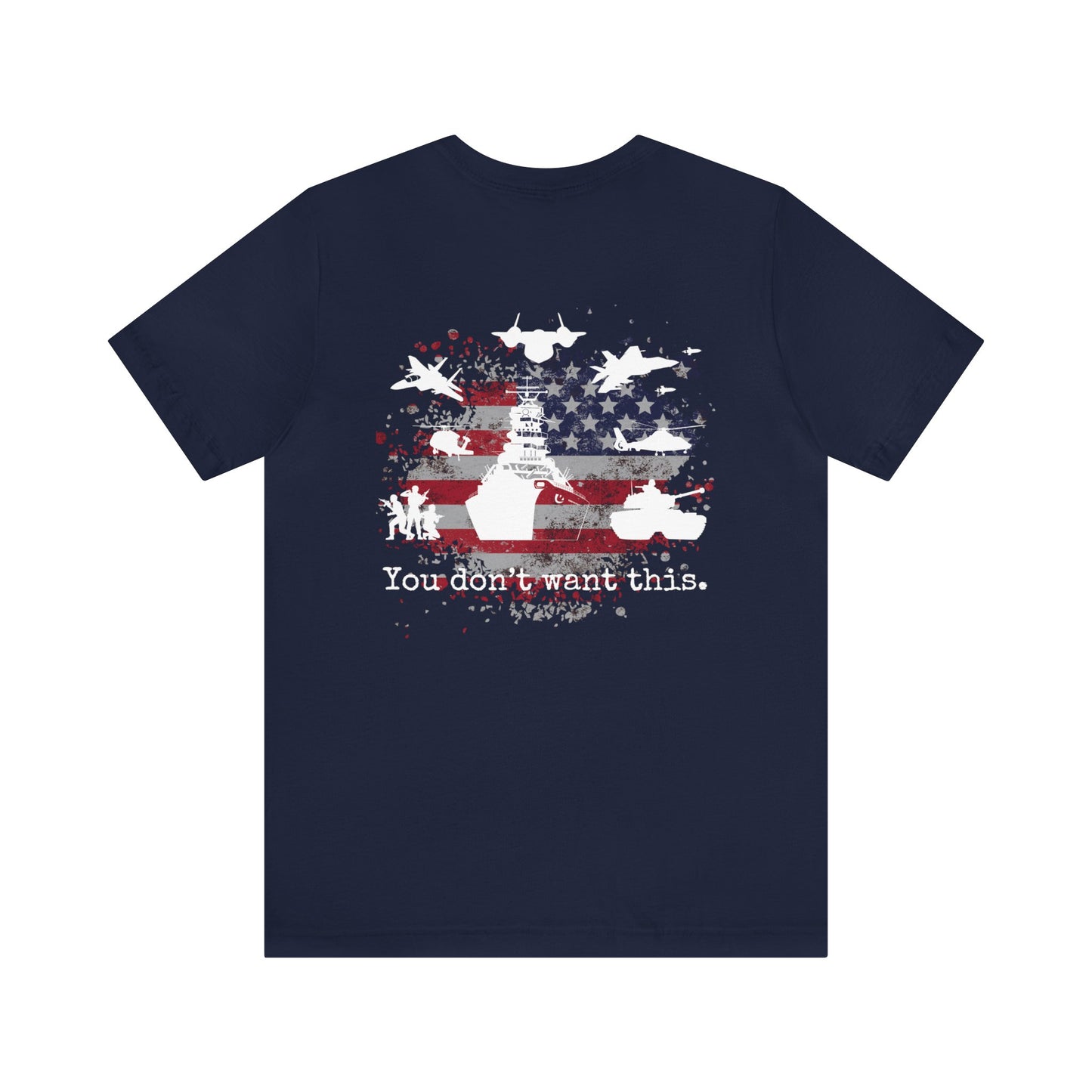 American War Machine T Shirt, Patriotic Military Power T Shirt