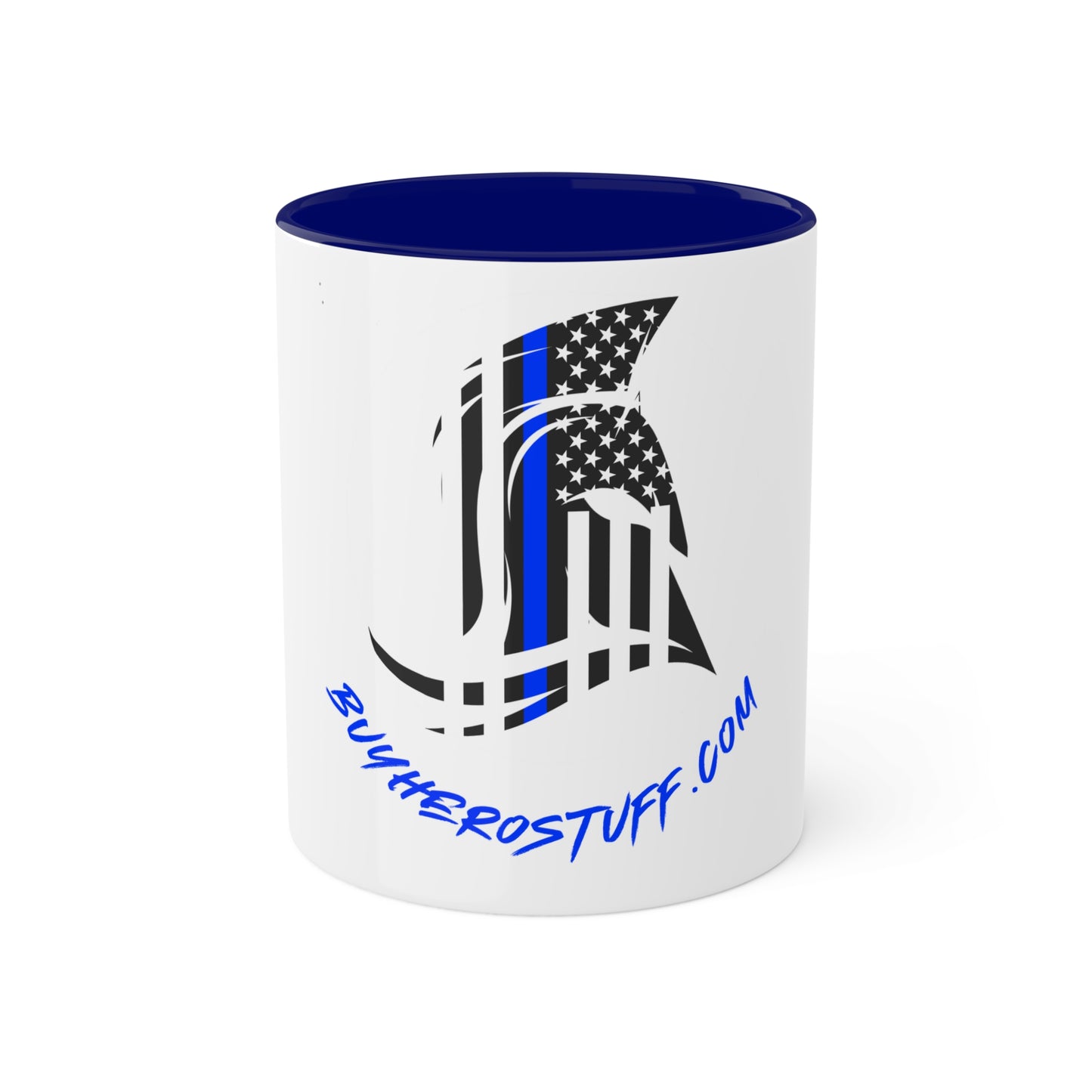 Thin Blue Line Warrior Mugs, 11oz