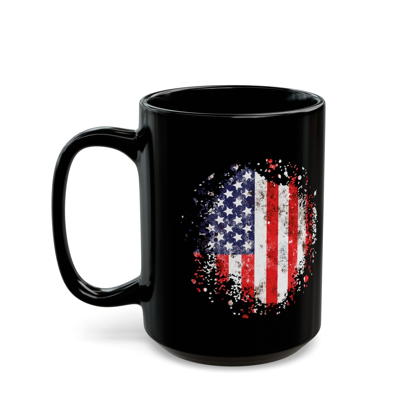 Patriotic Black Mug (11oz, 15oz)