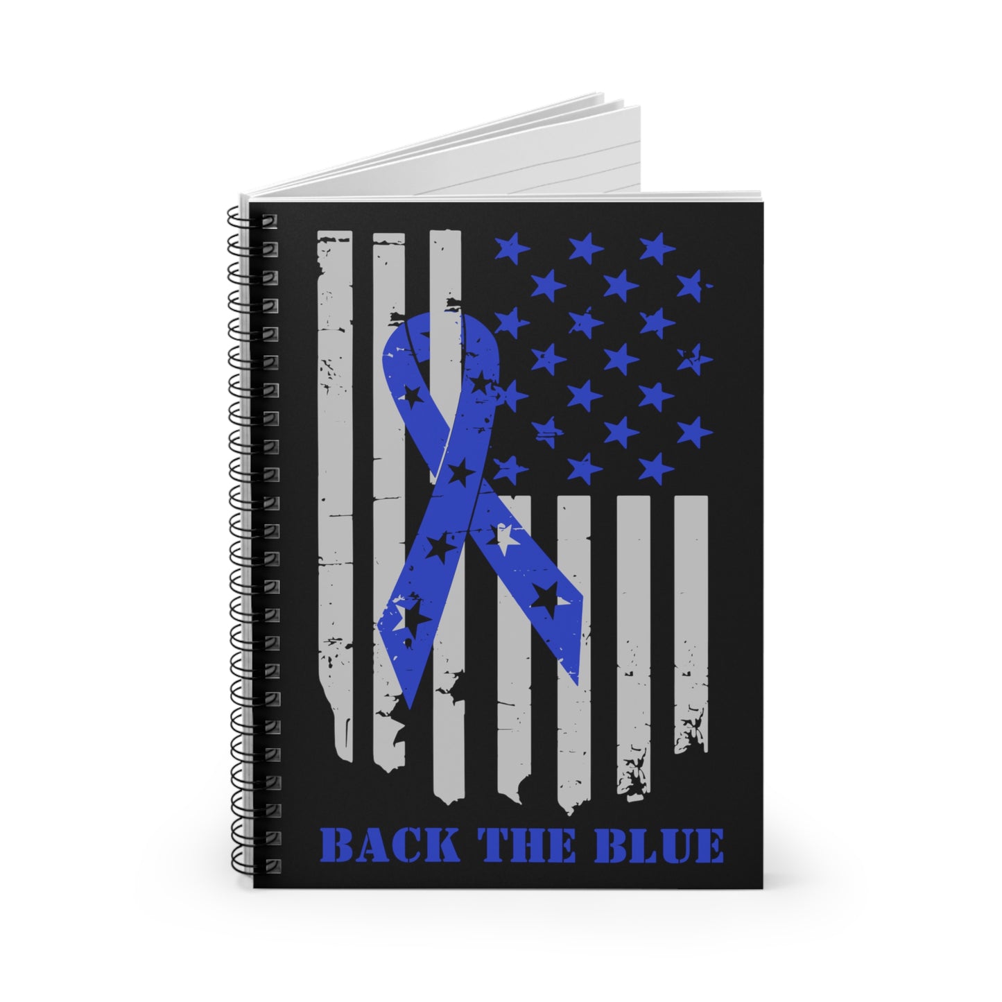 LEO Back the Blue Awesome Notebook