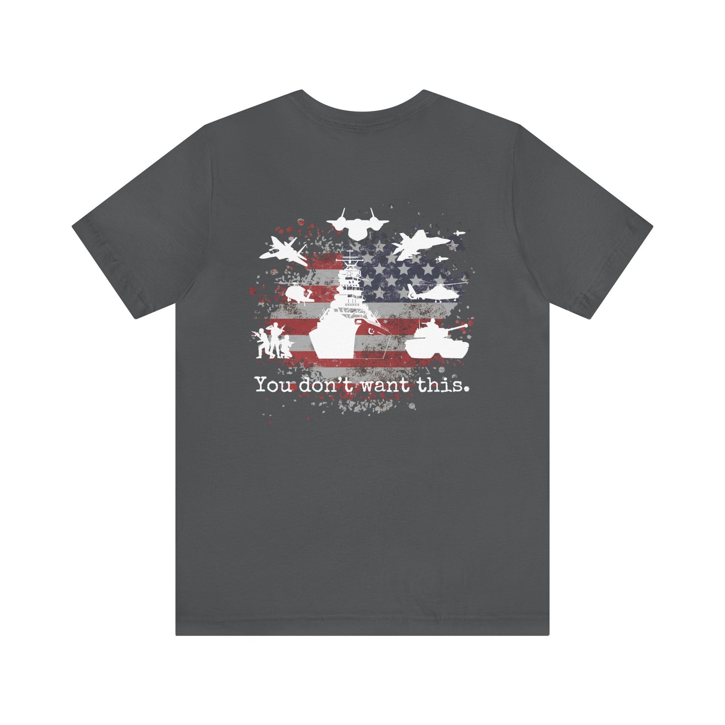 American War Machine T Shirt, Patriotic Military Power T Shirt