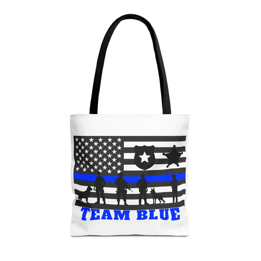 Team Blue LEO Tote Bag