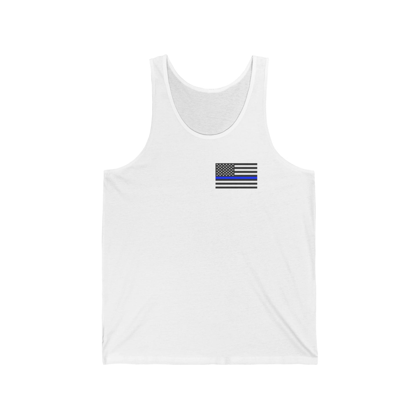 Thin Blue Line Warrior Unisex Jersey Tank