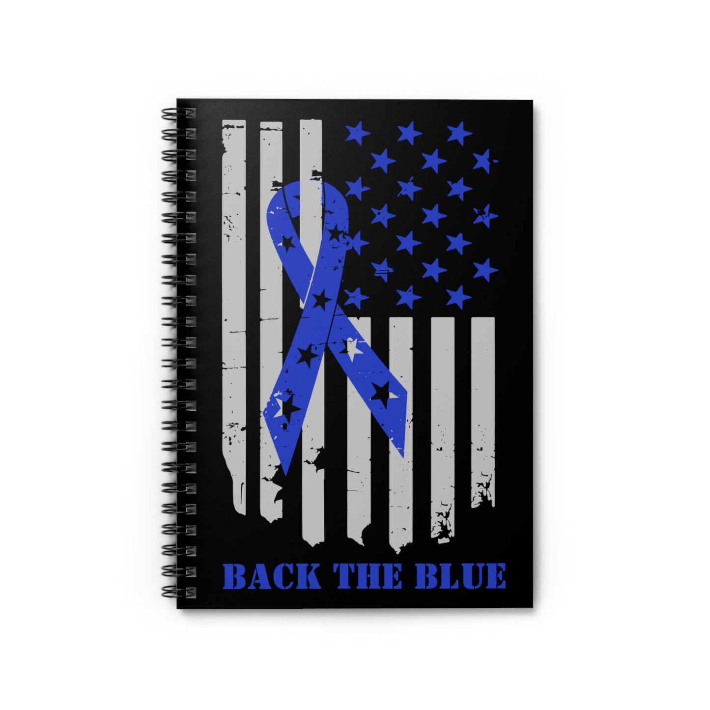 LEO Back the Blue Awesome Notebook