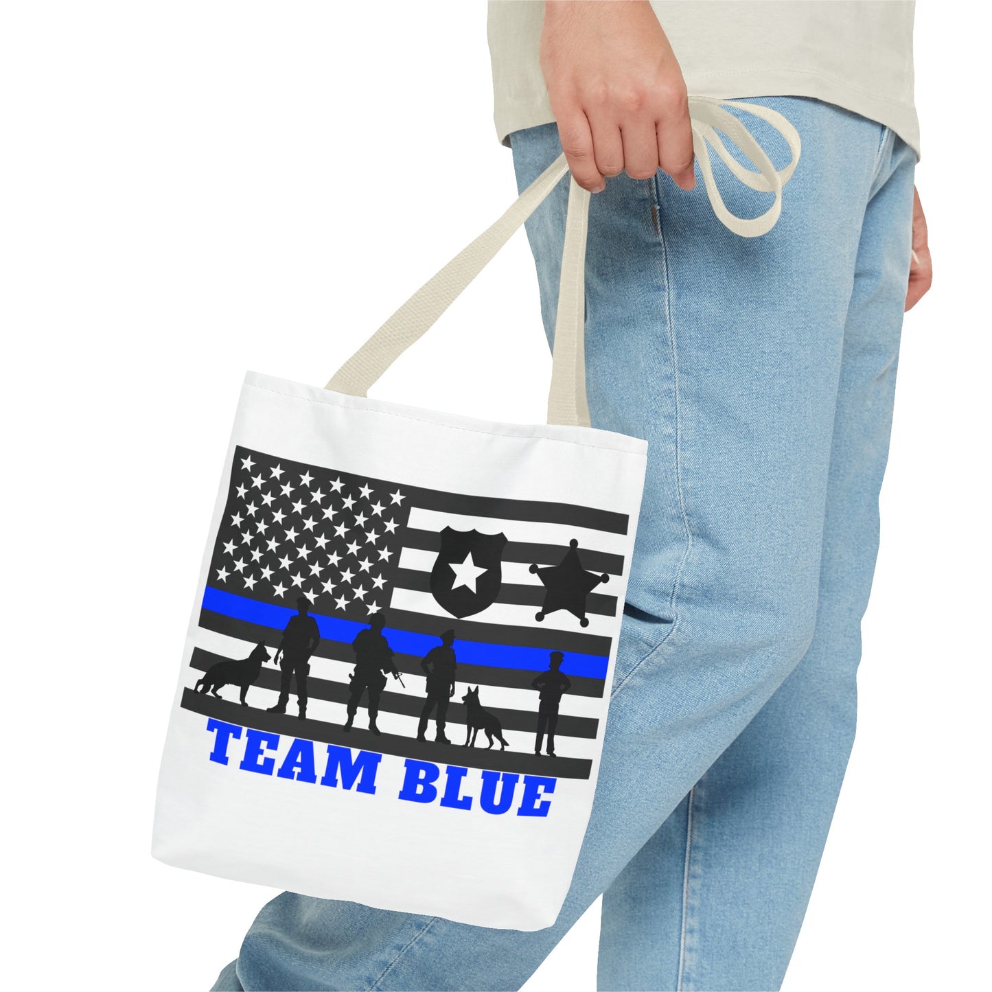 Team Blue LEO Tote Bag