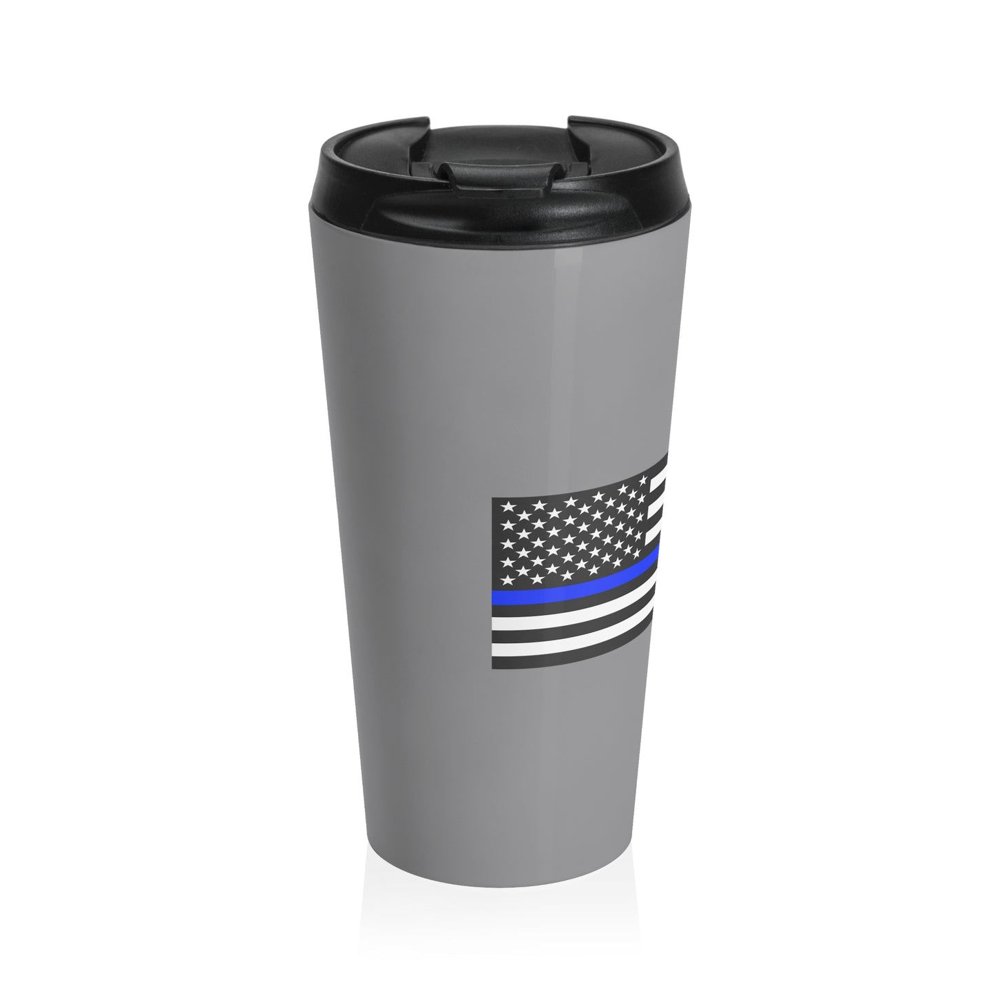 Thin Blue Line Stainless Steel Travel Mug