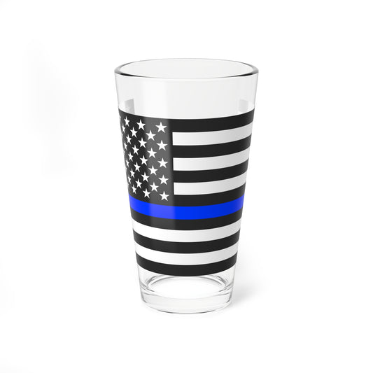 Thin Blue Line 16Oz Glass