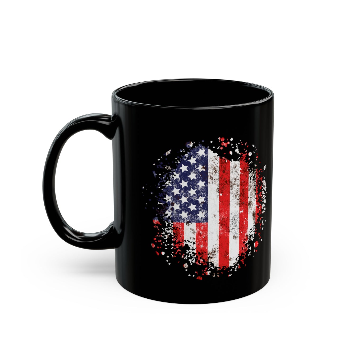 Patriotic Black Mug (11oz, 15oz)