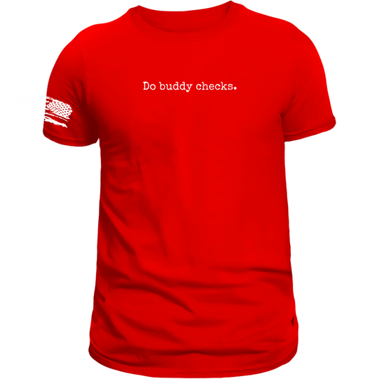 Do Buddy Checks T Shirt, mental health awareness, suicide prevention