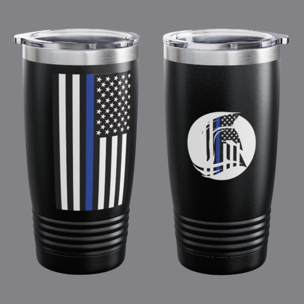 Thin Blue Line Flag Tumbler